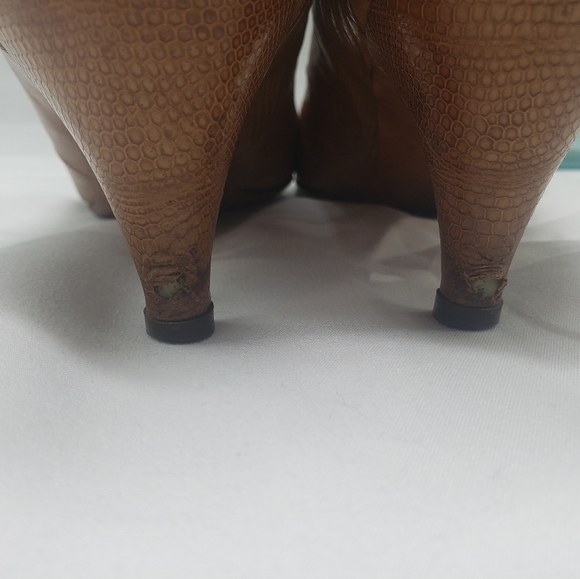 Vintage Thayer Mcneil alligator and lizard skin shoes - Picture 4 of 9